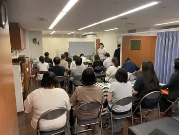 たまキッズルーム 高幡不動/全スタッフ研修の様子