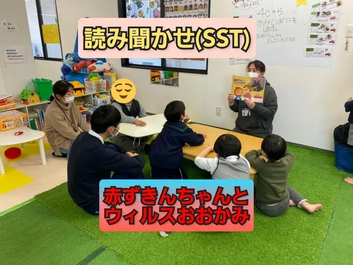 【遊びの中から社会性を育む】癒しの森Kids　はなてん/赤ずきんちゃんとウィルス狼