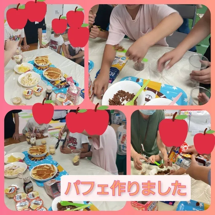 【遊びの中から社会性を育む】癒しの森Kids　はなてん/パフェ作りました。