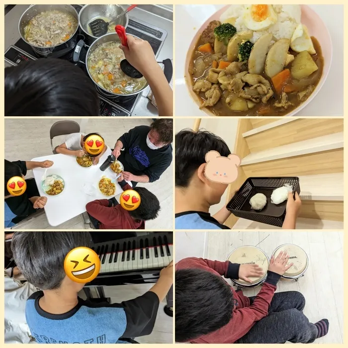 【ここっと】　音楽療法を軸にした療育/カレーの日🍛