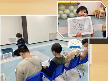 音楽療育特化型児童発達支援・放課後等デイサービス【チルハピ　富沢教室】/みんなで虎を描きました！