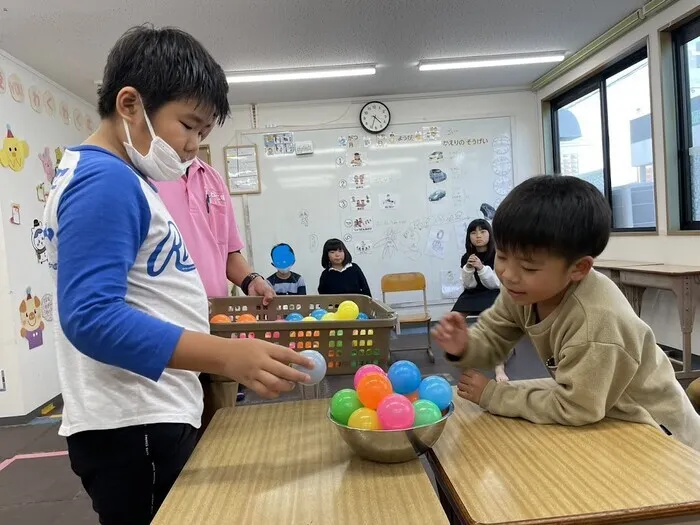 愛YOUわくわく広場/ボールつみつみ🥎（山越）