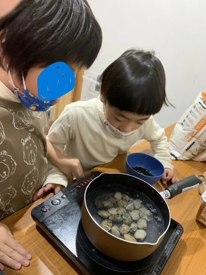 愛YOUわくわく広場/あさりの味噌汁を作りました🎶