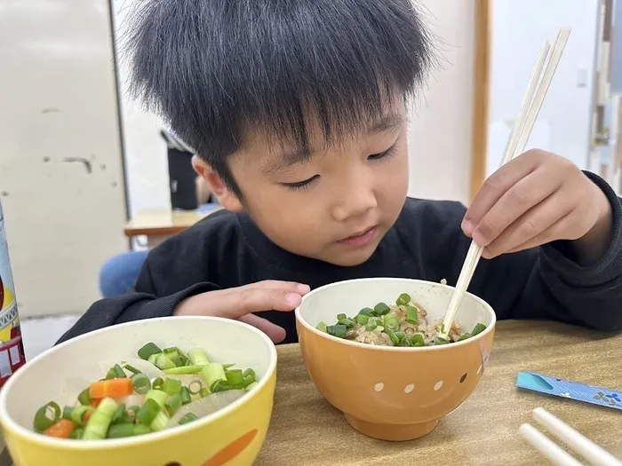 愛YOUわくわく広場/キノコご飯作りをしました🍄