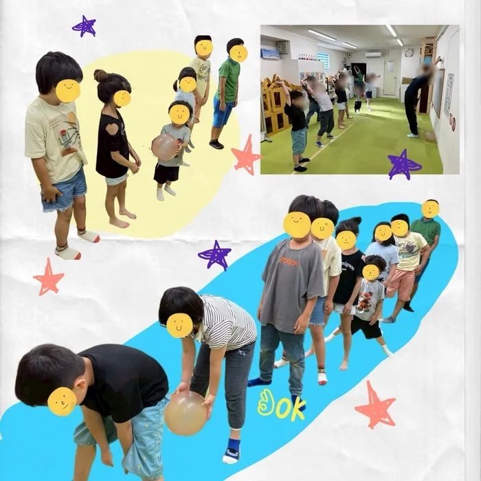 ピース　八尾支店/ボール運びゲーム🏐