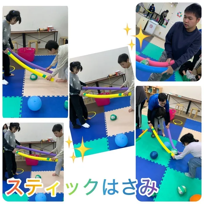 ライズ児童デイサービス東大阪よしだ/もっとしゃがんでーー笑