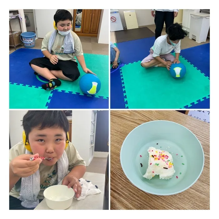 ライズ児童デイサービス東大阪よしだ/アイスクリーム作り