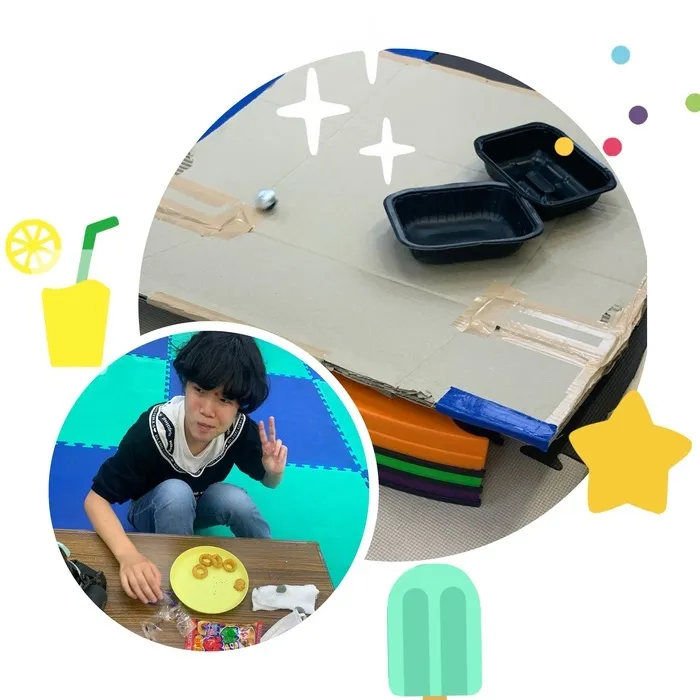 ライズ児童デイサービス東大阪よしだ/変な動きーーー！と、美味しい🩷