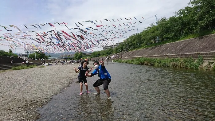 ライズ児童デイサービス東大阪よしだ/鯉のぼりフェスタ🎏&川遊び🏞️