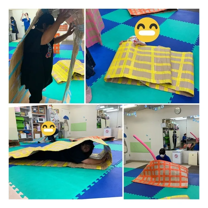 ライズ児童デイサービス東大阪よしだ/目隠しかくれんぼ