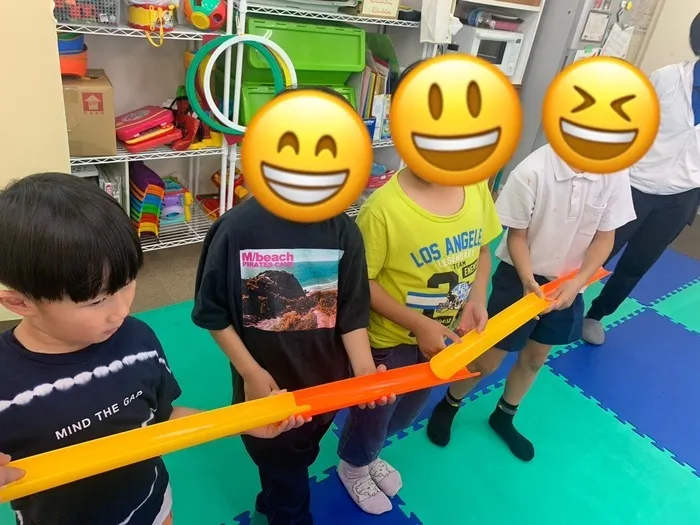 ライズ児童デイサービス東大阪よしだ/ボール流し？？笑
