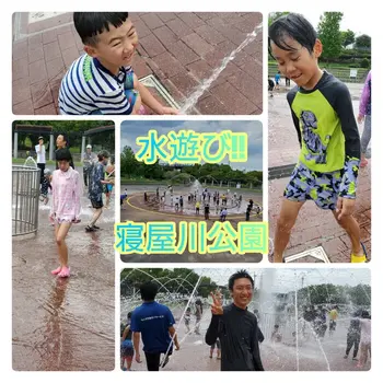ライズ児童デイサービス東大阪よしだ/寝屋川公園で水遊び🎵