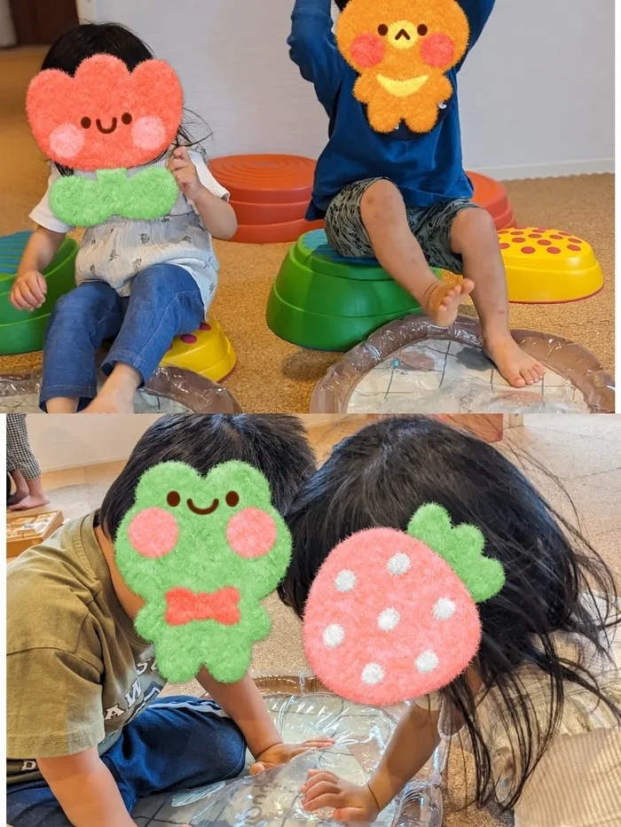 core kidsコアキッズ／core kidsコアキッズ　個別/ウォーターマットでひんやり気持ちいい🎵