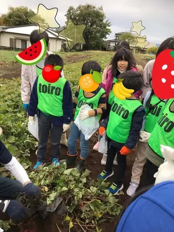 放課後デイサービスtoiro川崎/【お芋掘り体験をしよう】