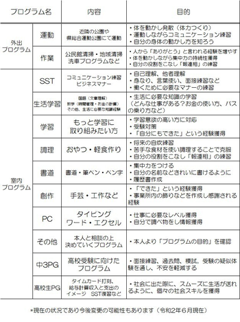 未来の宝アダマスrise/プログラム内容