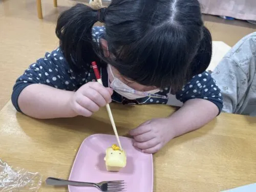 さわやか愛の家 さくら館/おやつレク　〜ひよこパン🐥♪