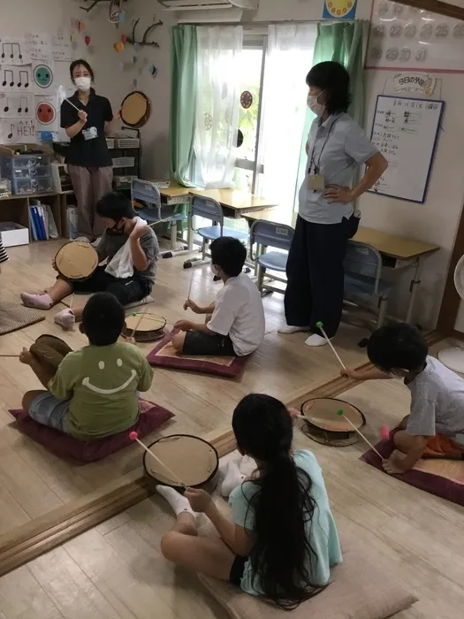 さわやか愛の家 さいだいじ弐番館/太鼓を叩いてストレス解消！