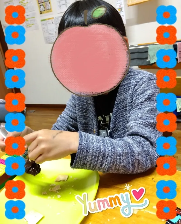 発達サポートIMEトレーニング奥州1号館/☆チョコビスケットをつくろう！☆