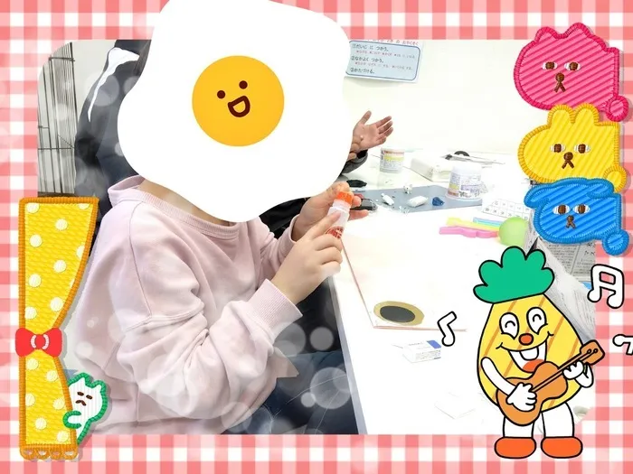 発達サポートIMEトレーニング奥州1号館/☆工作を頑張っています☆