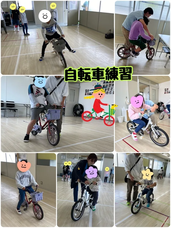 放課後等デイサービス ガリレオ オリンピア/自転車練習🚴