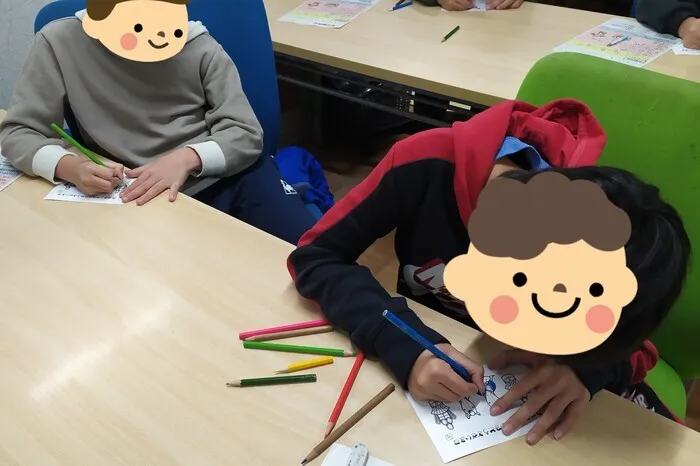 GRIPキッズ 馬橋校/【アクテビティ】年賀状作り