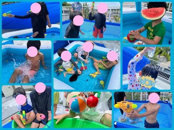 児童発達支援・放課後等デイサービス　ほこほこ/水遊び🐬