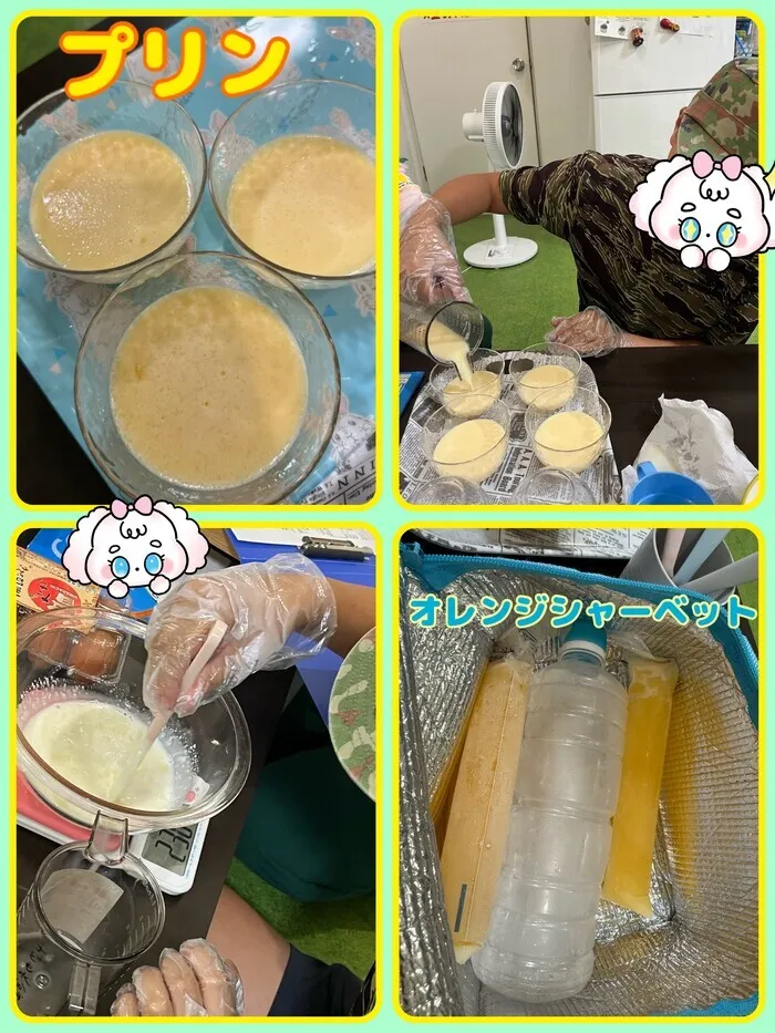 放課後等デイサービスたんぽぽ塚口店/おやつ作り(*´ω｀*)
