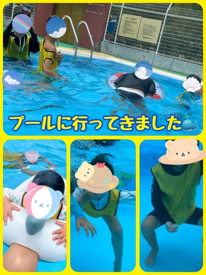 放課後等デイサービスたんぽぽ塚口店/🐬プールに行ってきました🐳