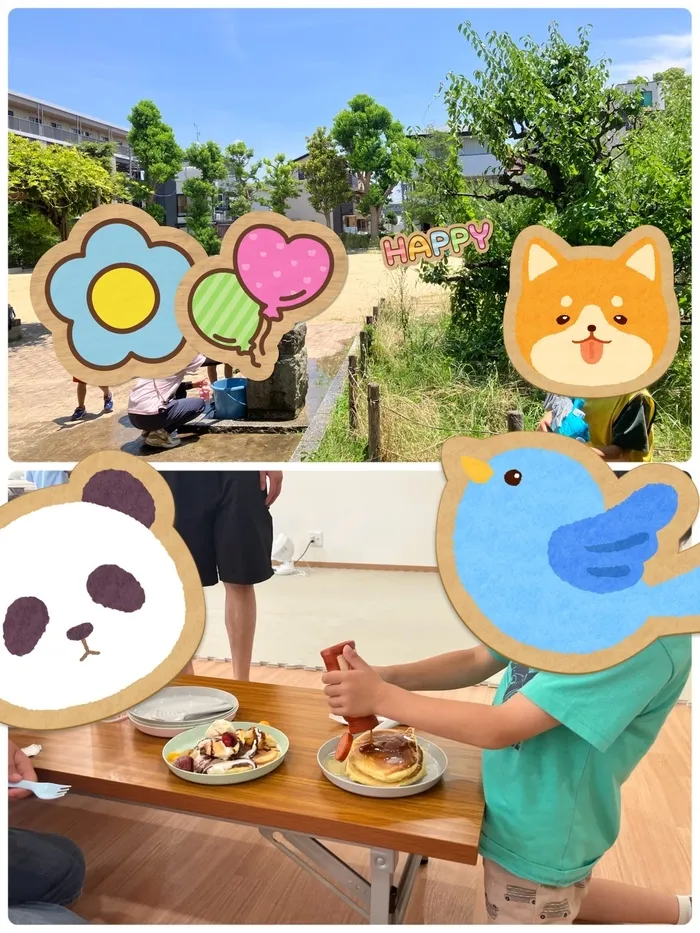 放課後等デイサービスたんぽぽ塚口店/汗をかいて、おいしい栄養補給！！