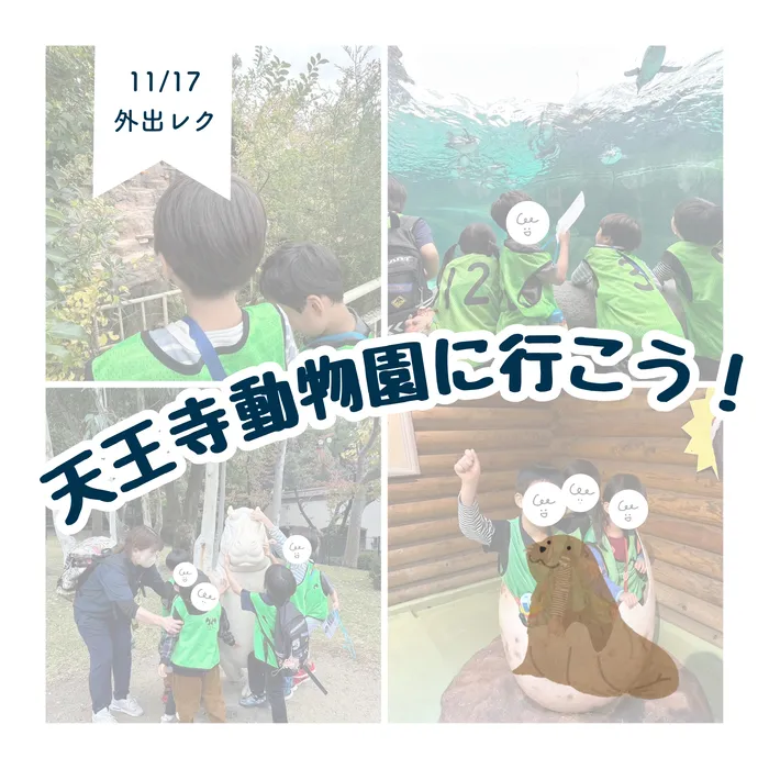 LEGON Kids天満月組/11/17 天王寺動物園に行こう🐑🦩🦒🦓