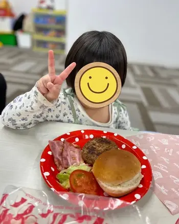 LEGON Kids天満月組/ハンバーガー調理レク🍔