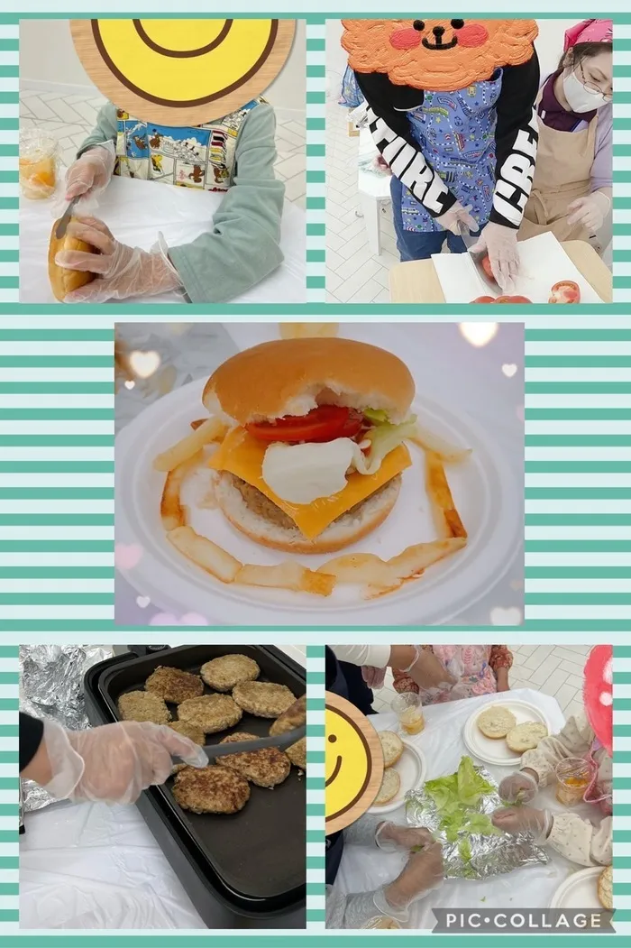 ★こどもスタジオバンビ西川田★作業療法士在籍★/Englishday＆ハンバーガーを作ろう！