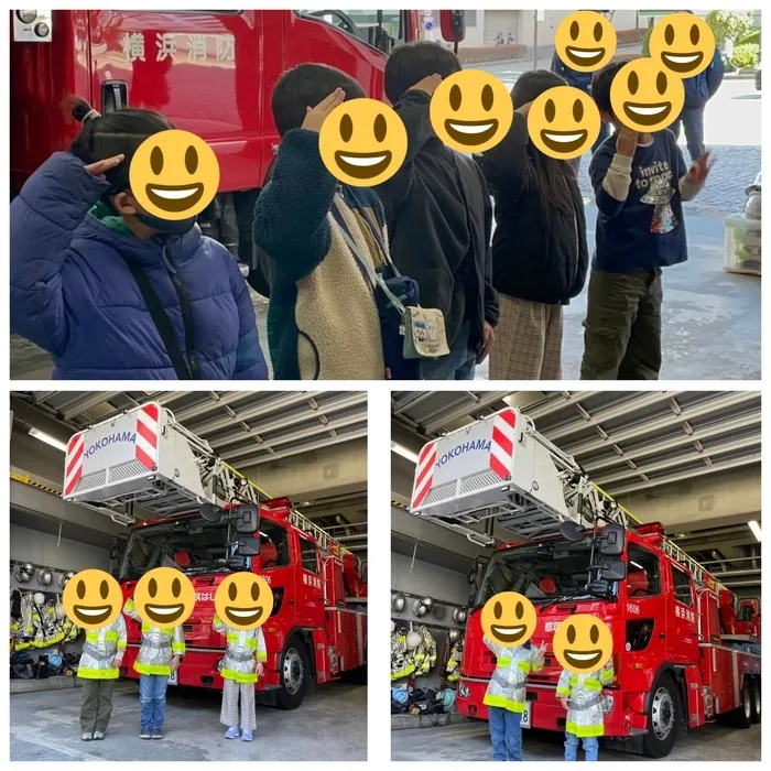 きっずあいらんどふたば中川教室/消防署見学🚒