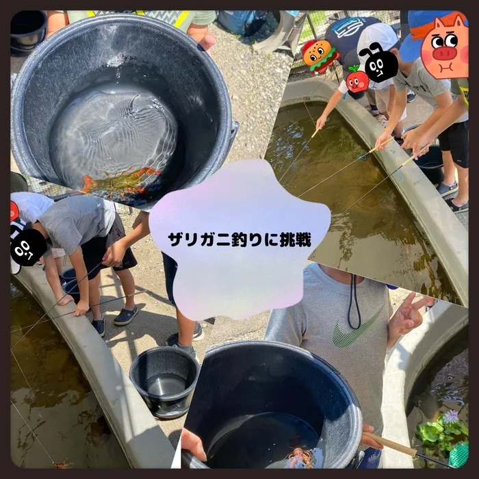 ちゃれんじ松原教室/ザリガニ釣りに挑戦🔥🦞