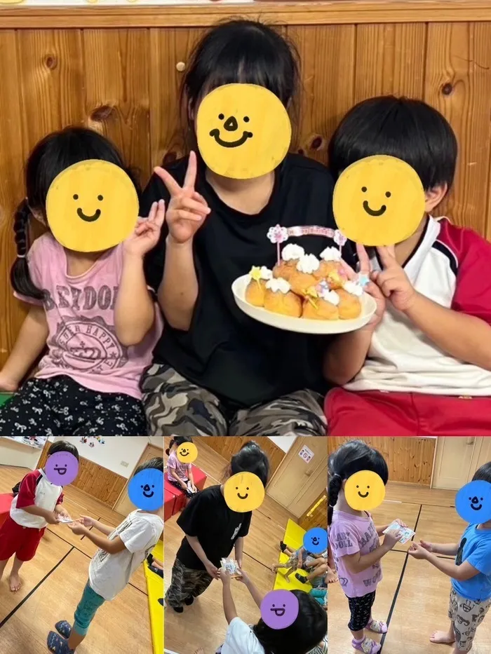 きりんのあくび　kids　ふせ/ハッピーバースデー🎂✨