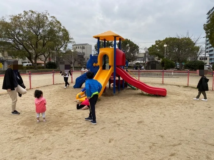 きりんのあくび　kids　ふせ/遊具で鬼ごっこ👹