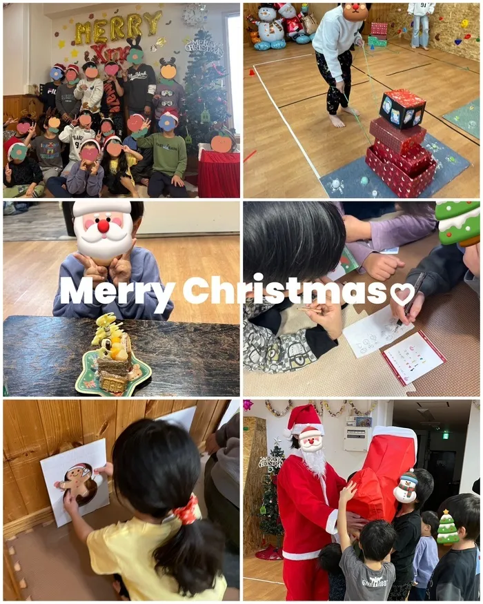 きりんのあくび　kids　ふせ/クリスマス会🎅🏻🎁🎄