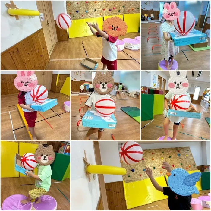 きりんのあくび　kids　ふせ/風船サーキット🎈🚶🏻‍♂️