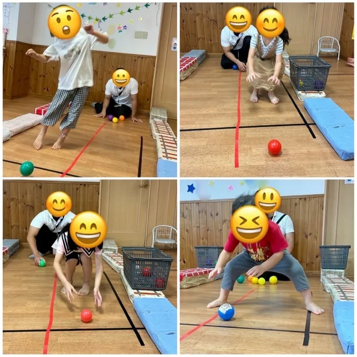 きりんのあくび　kids　ふせ/ビジョントレーニング➿👀🔴🔵⤴️🆙