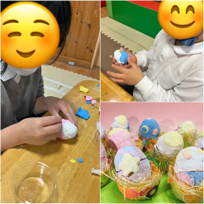 きりんのあくび　kids　ふせ/イースターエッグ🥚🐰