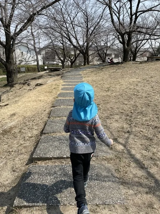 きりんのあくび　kids　ふせ/道の先には🌳