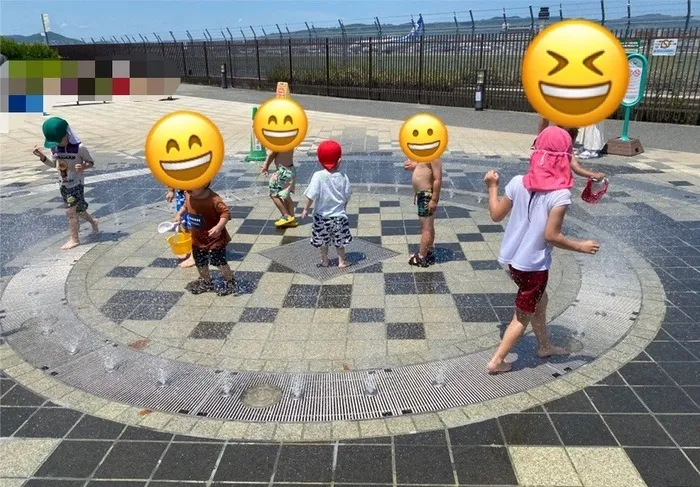 きりんのあくび　kids　ふせ/水遊び🤗