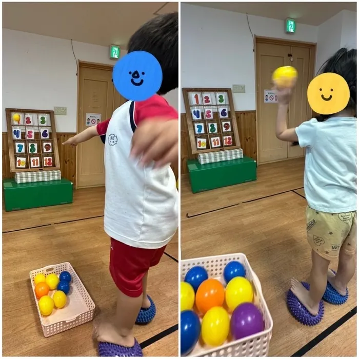 きりんのあくび　kids　ふせ/ストラックアウト🎯