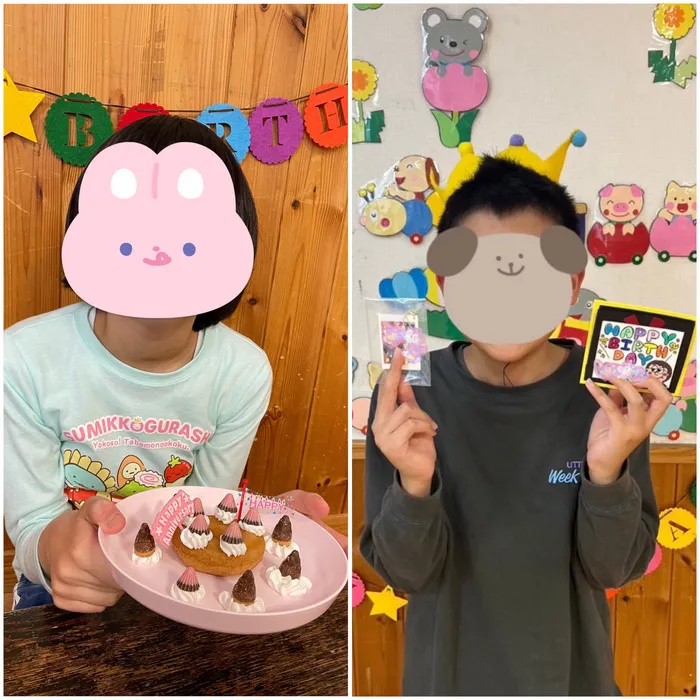 きりんのあくび　kids　ふせ/ハッピーバースデー🎂🎈🎉