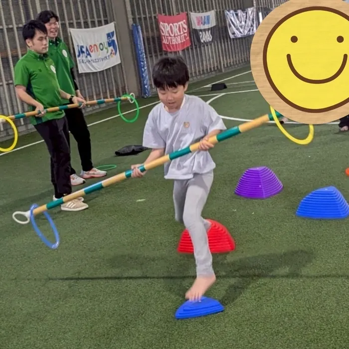 放課後等デイサービス ここから筥ざき/トランポリンを使った活動を行いました！！
