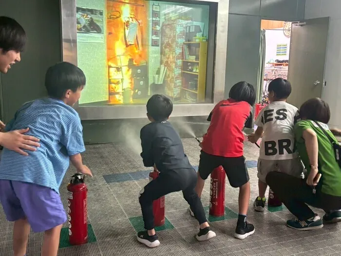 放課後等デイサービス ここから筥ざき/防災センターへ行きました！