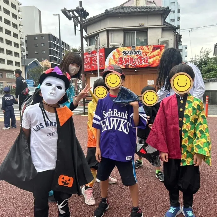 ここから/先週土曜日26日にハロウィンパーティーをしました。