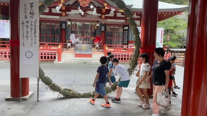 みつばち　桜町/浅間神社　輪くぐりさん