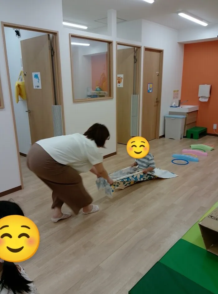 てらぴぁぽけっと東大宮教室/思い切り、楽しい遊びをすると😊