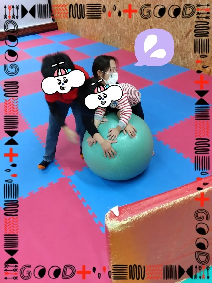 スパークスタジオ岩手北上（IMEトレーニング北上2号館）/ボールをゲットだぜ！